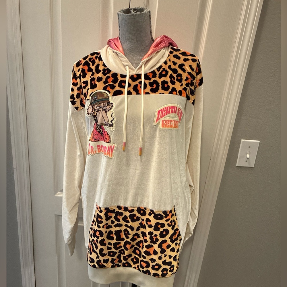 Death row records mens Dr Bombay hoodie size 2XL